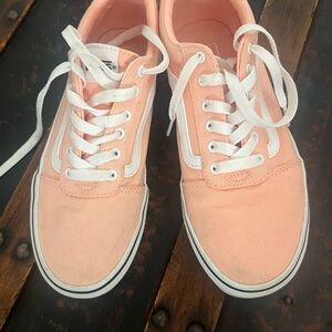 Vans Women's Peach Canvas Sneakers